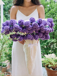Bouquet Blanket - Violet Rose