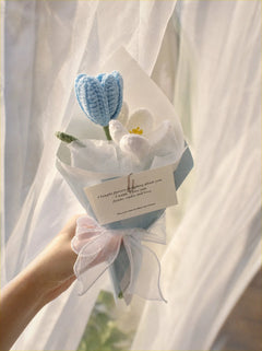 Forever Rose - Blue/White