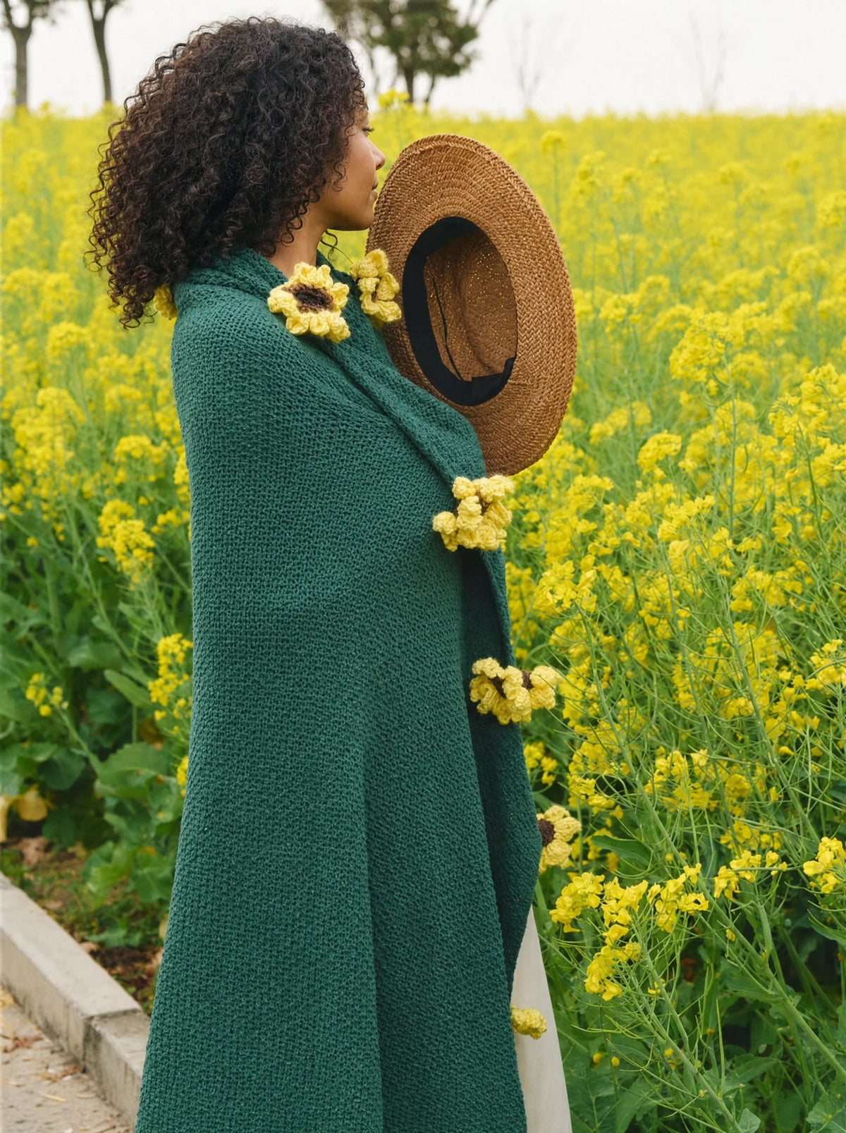 Bouquet Blanket - Golden Sunflower