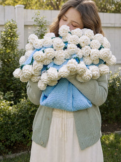 Bouquet Blanket - Misty Bluebell