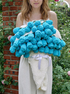 Bouquet Blanket - Ocean Rose