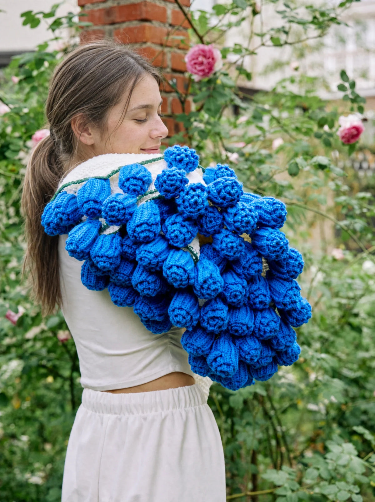 Bouquet Blanket - Sapphire Rose