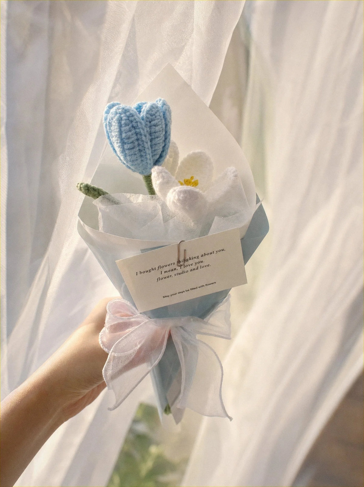 Forever Rose - Blue/White