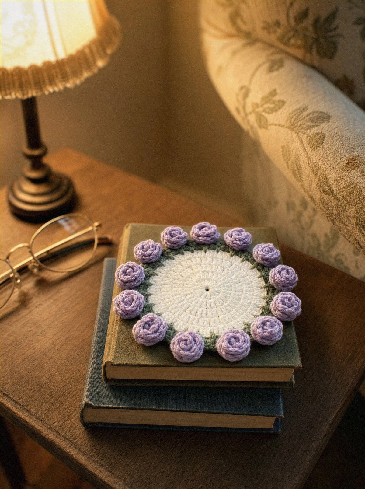 Petal Coaster - Lavender Flowers