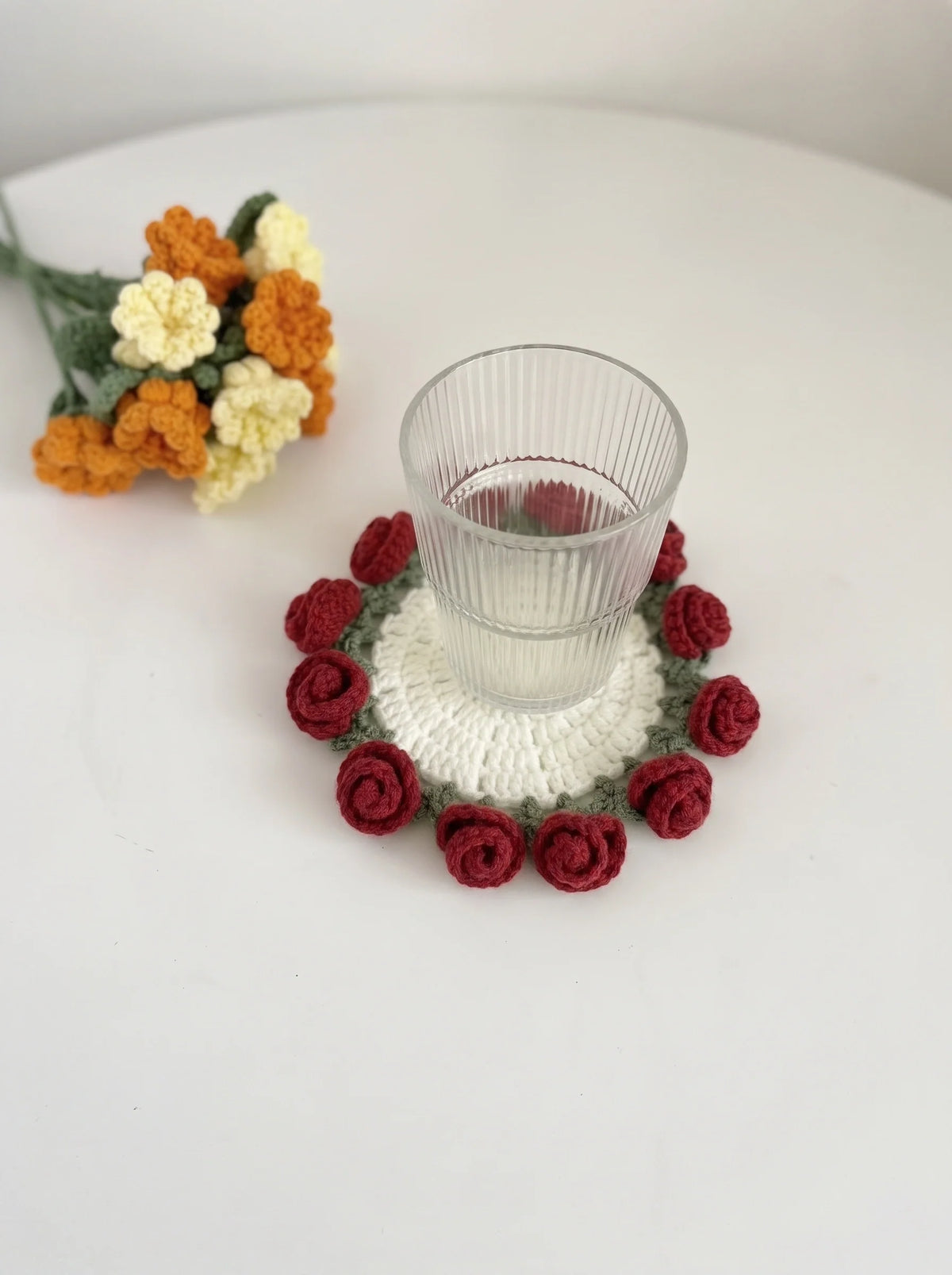 Petal Coaster - Red Roses