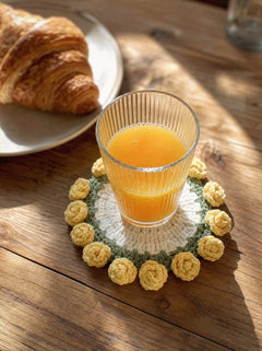Petal Coaster - Yellow Flowers