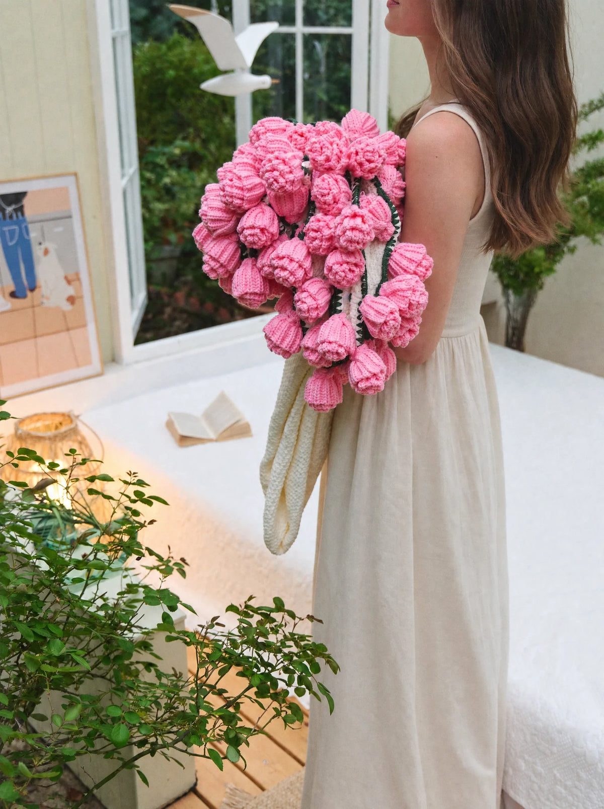 Bouquet Blanket - Blush Rose