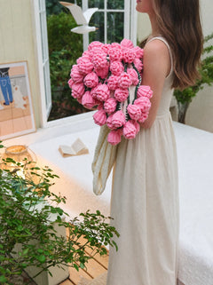 Bouquet Blanket - Blush Rose